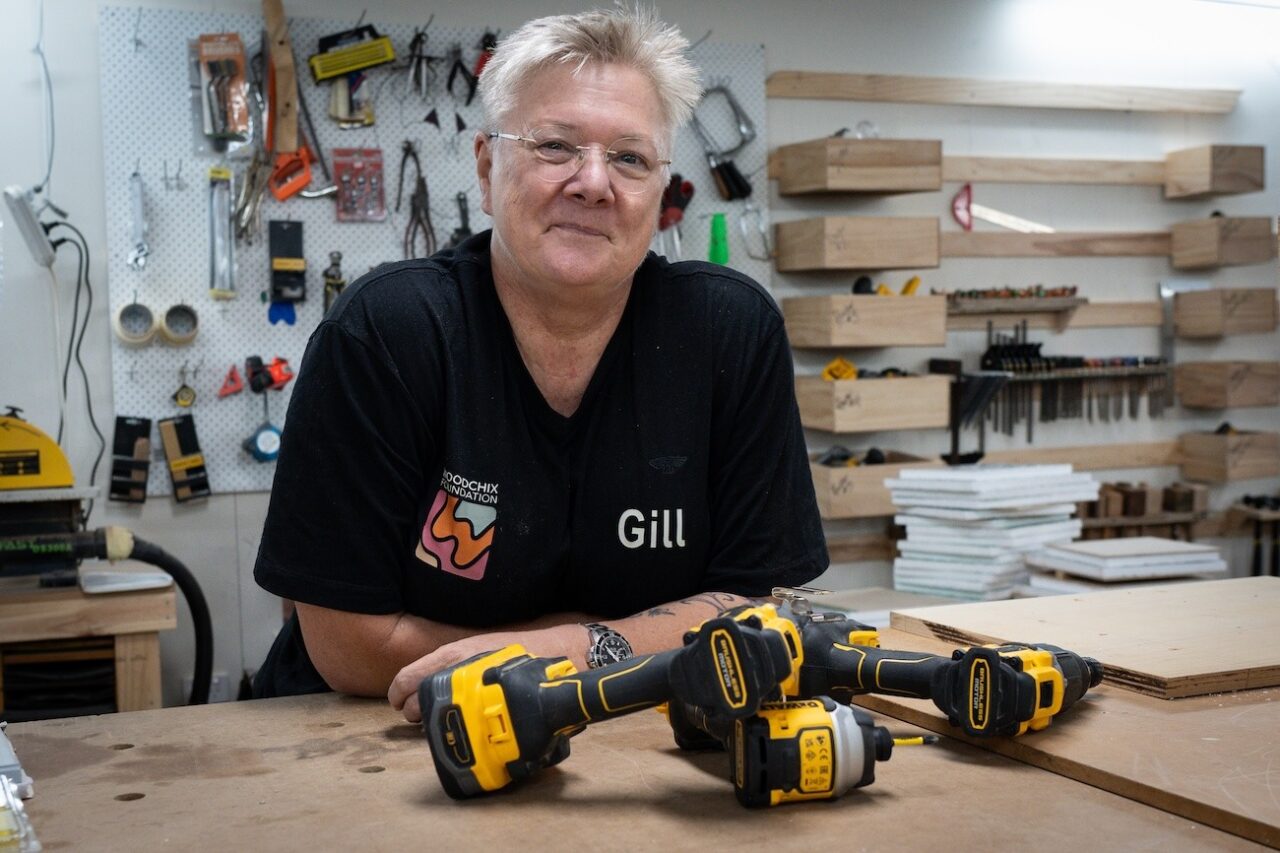 Gill Enterkin, Founder and CEO of Sydney-based charity Woodchix Foundation, is rebuilding confidence in women and teaching them skills for life.